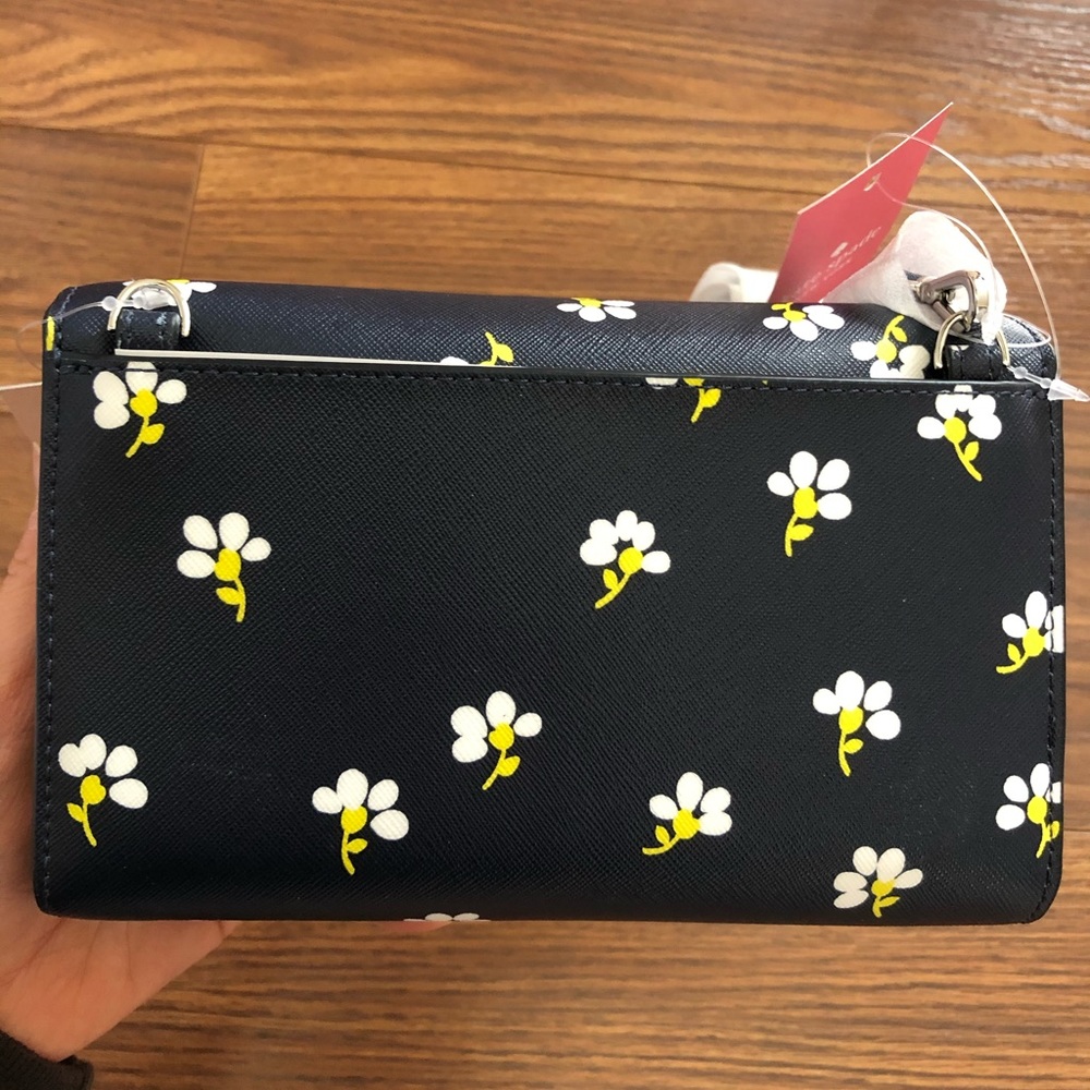 NWT Kate Spade Laurel Way Winni Blue Floral Bag - Picture 5 of 8